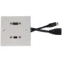 AV:Link Wall Plate - 122.387UK - USB-C HDMI 8K