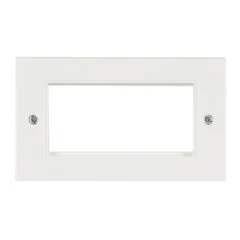 AV:Link Wall Plate Frame Double 4 Modules - 122.505UK - Wall Plate Frame Double 4 Modules