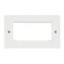 AV:Link Wall Plate Frame Double 4 Modules - 122.505UK - Wall Plate Frame Double 4 Modules