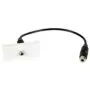 AV:Link Wall Plate Module - 122.525UK - 3.5mm Audio
