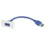 AV:Link Wall Plate Module USB-A - 122.532UK - USB-A 3.0