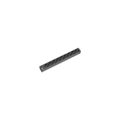 BACHMANN 48.26cm 19Zoll Steckdosenleiste 9fach ohne Schalter schwarz