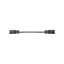 BACHMANN Gerteverlngerung GST18-3 Stecker Kupplung schwarz 1.5m
