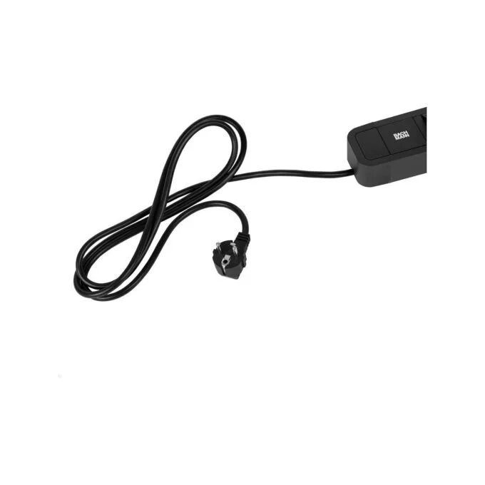 BACHMANN PRIMO2 Steckdosenleiste 6x Schutzkontakt Aluminium schwarz 2m — image 8