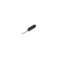 BACHMANN SMART Steckdosenleiste 3x Schutzkontakt geschraubt schwarz 5m
