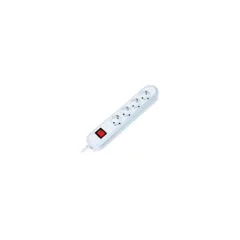 BACHMANN SMART Steckdosenleiste 4x Schutzkontakt Schalter weiss 1.5m