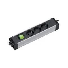 BACHMANN STEP ALU 3xCEE7 3 1xSchalter GST18