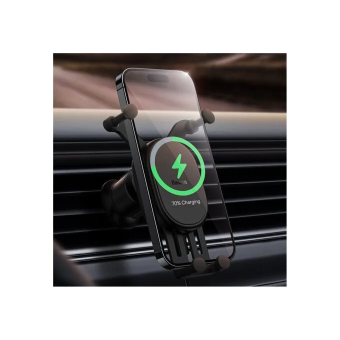 Baseus 15W Wireless AirVent Car Charger & Mount - SUWX030001 - AirVent — image 2