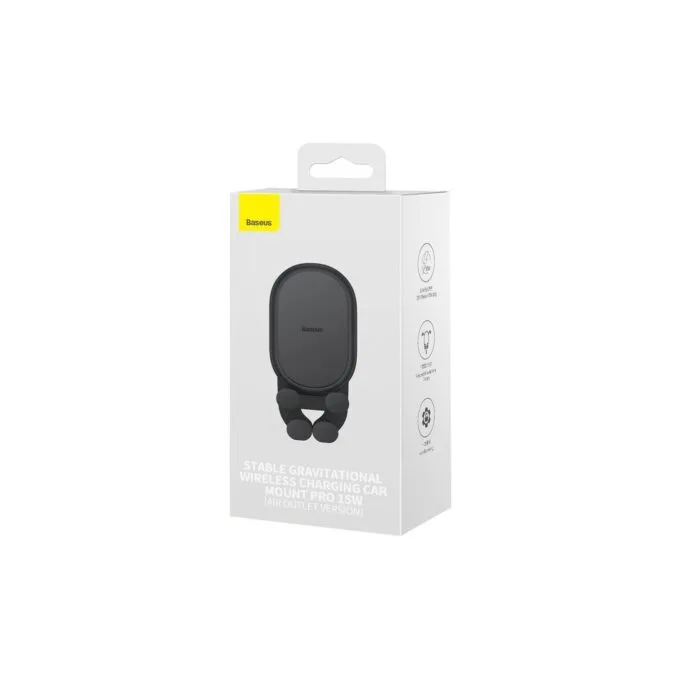 Baseus 15W Wireless AirVent Car Charger & Mount - SUWX030001 - AirVent — image 9