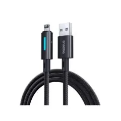 Baseus Cable Lightning to USB-A Lit Button Series - 1m - Cosmic Black