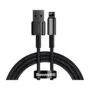 Baseus Cable - Lightning to USB-A - Tungsten Gold - 1.0m - Black