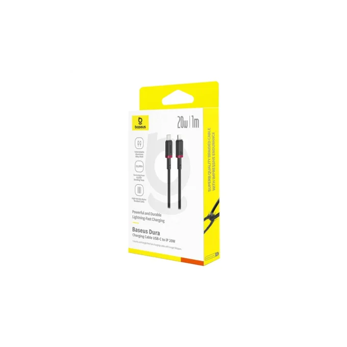 Baseus Cable Lightning to USB-C Dura Series - Braided 2.0m Black — image 4