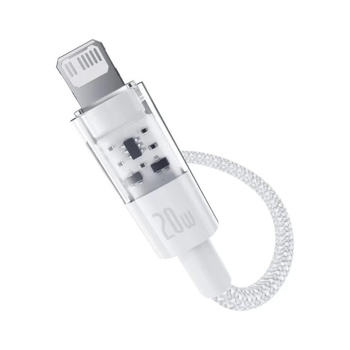 Baseus Cable Lightning to USB-C Gem Series - 2.0m 20W White — image 2