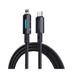 Baseus Cable Lightning to USB-C Lit Button Series - 20W 1m Cosmic Black