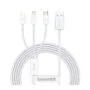 Baseus Cable Superior Series - 3-in-1 1.5m White