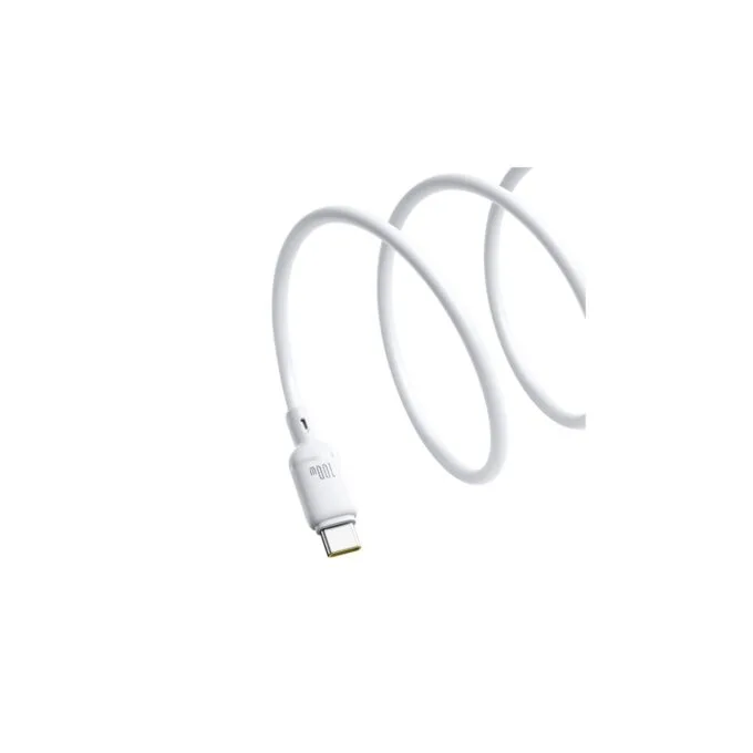 Baseus Cable USB-C to USB-C Silky Series - 2.0m - 100W - White — image 2