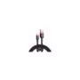 Baseus Cafule Braided Lightning Cable - 2A 3m Black Red