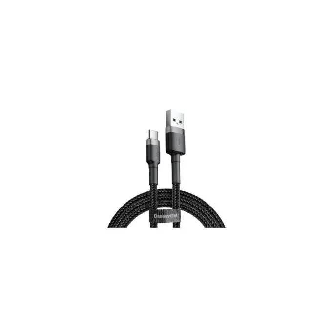 Baseus Cafule Braided USB-A to USB-C Cable 2.0A 2.0m Grey — image 2
