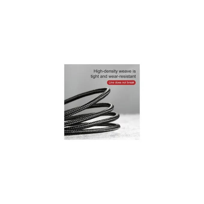 Baseus Cafule Braided USB-A to USB-C Cable 2.0A 2.0m Grey — image 14