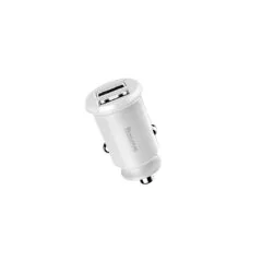 Baseus Car Charger - CCALL-ML02 - Grain Car Charger 3.1A White