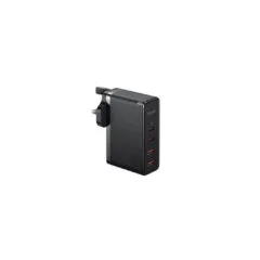 Baseus Charger Wall - 100W 2xUSB-C 2xUSB-A UK+100W USB-C Cable Black