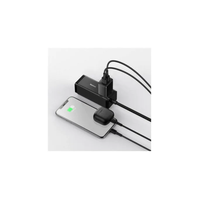 Baseus Charger Wall - 10.5W, 2xUSB-A, EU, Black — image 5