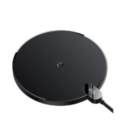 Baseus Digital LED Display Wireless Charger - Gen 2, 15W, Black