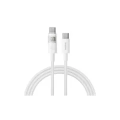 Baseus Display 2 USB-C to USB-C 100W Braided Cable 1m White