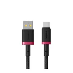 Baseus Dura Series USB-A to USB-C Braided Cable 1.0m Black+Red