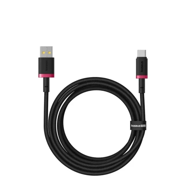 Baseus Dura Series USB-A to USB-C Braided Cable 1.0m Black+Red — image 5