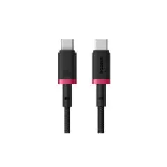 Baseus Dura USB-C to USB-C Braided Cable 2m 100W Black+Red