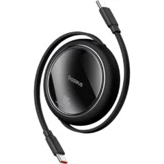 Baseus Free2Draw USB-C to USB-C Retractable Cable 100W 1m Black