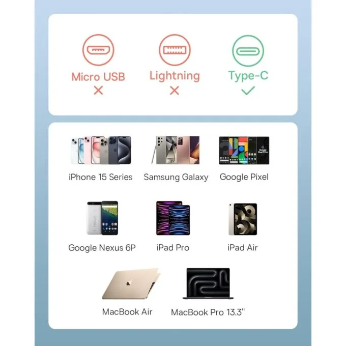 Baseus Free2Draw USB-C to USB-C Retractable Cable 100W 1m Black — image 6