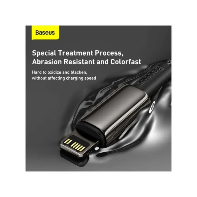 Baseus Gold Type-C to Lightning - PD 20W 2m Black — image 2