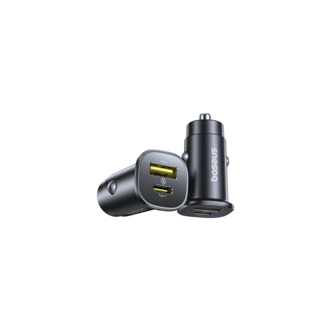 Baseus GoTrip Car Charger - DP1 - 30W U+C Cosmic Black — image 3