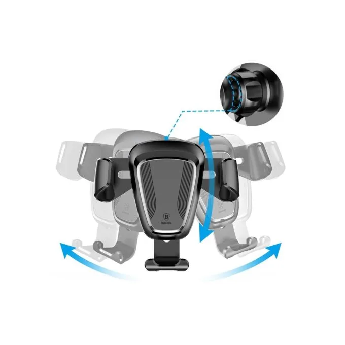 Baseus Gravity Car Mount AirVent Black - SUYL-01 - AirVent Black — image 3