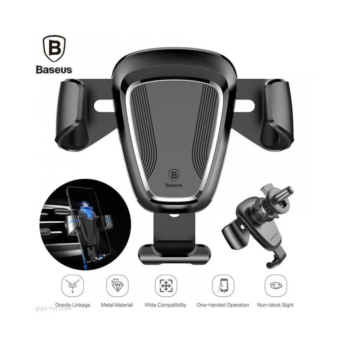 Baseus Gravity Car Mount AirVent Black - SUYL-01 - AirVent Black — image 4