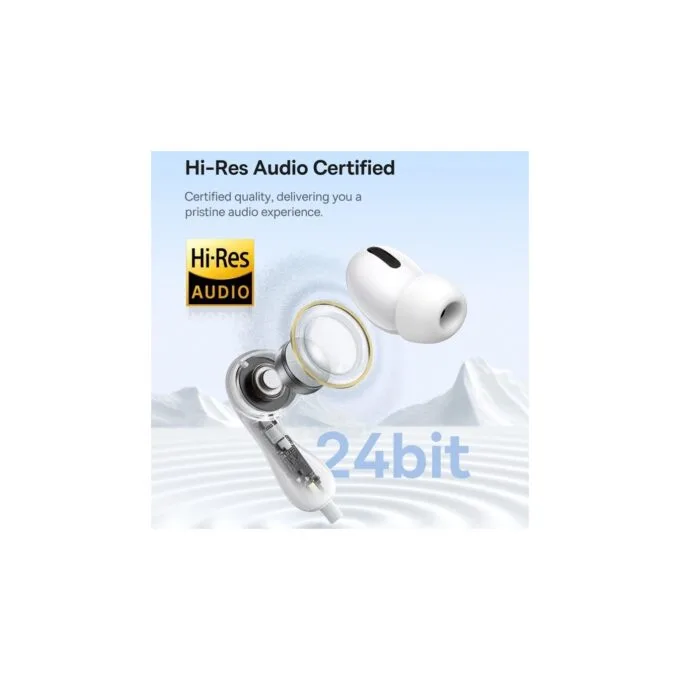 Baseus Headphones - HZ20 - In Ear Wired 3.5mm HiRes White — image 2