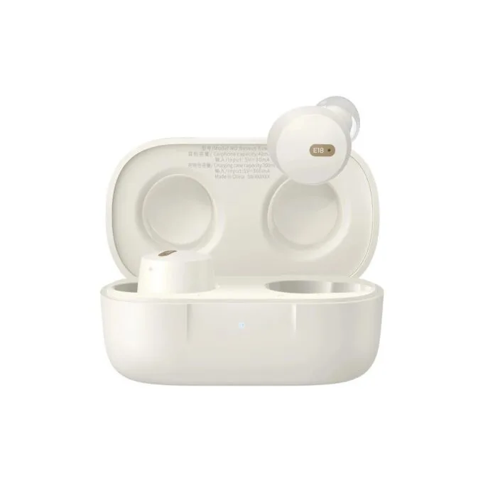 Baseus Headphones In Ear Beans TWS Bowie - E18 - White — image 1