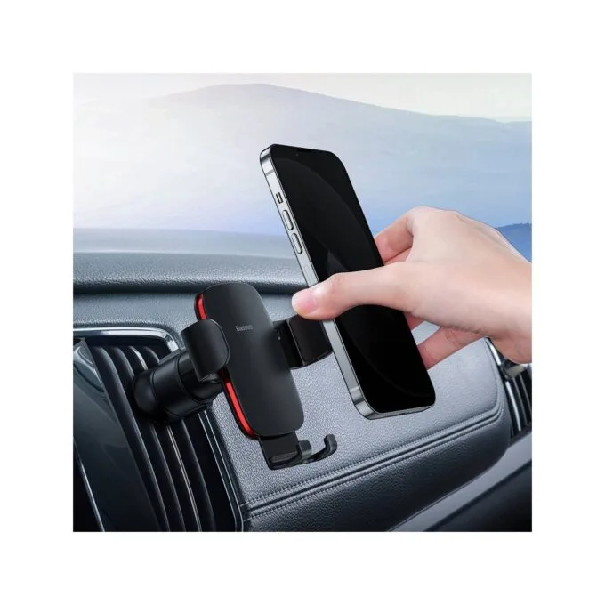 Baseus Metal Age Gravity Car Mount Air Vent Black — image 4