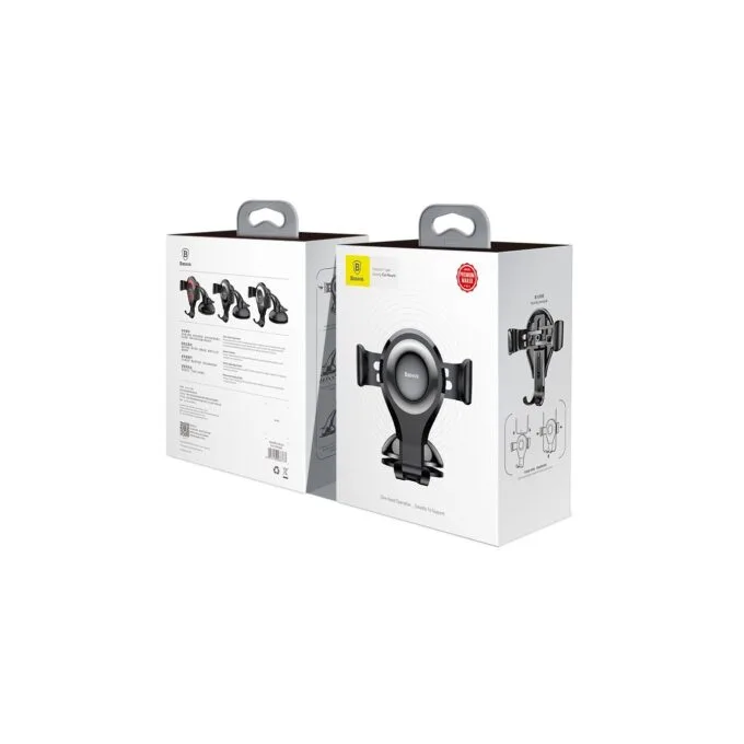 Baseus Osculum Type Gravity Dashboard Car Mount - SUYL-XP0S - Osculum Type Gravity Dashboard Car Mount Black — image 15
