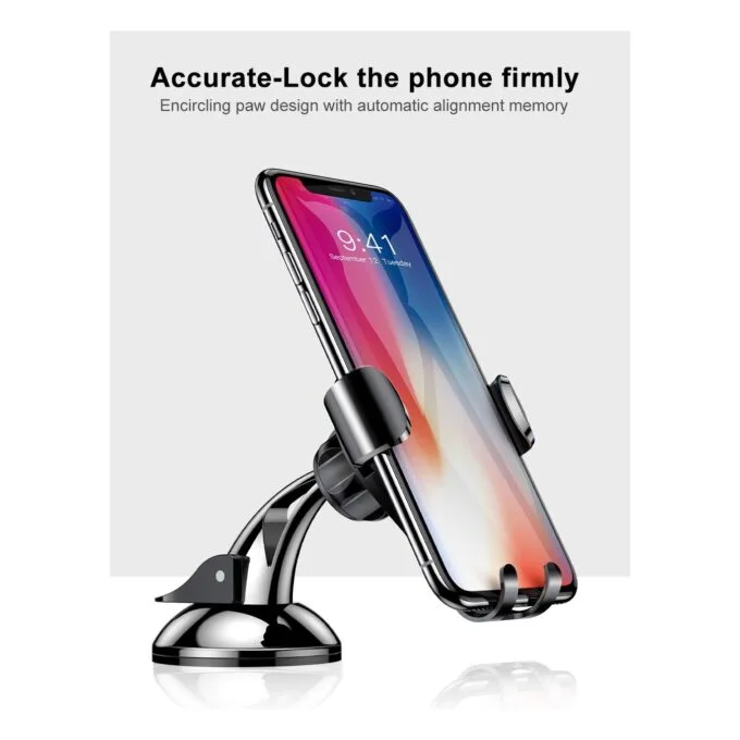Baseus Osculum Type Gravity Dashboard Car Mount - SUYL-XP0S - Osculum Type Gravity Dashboard Car Mount Black — image 4