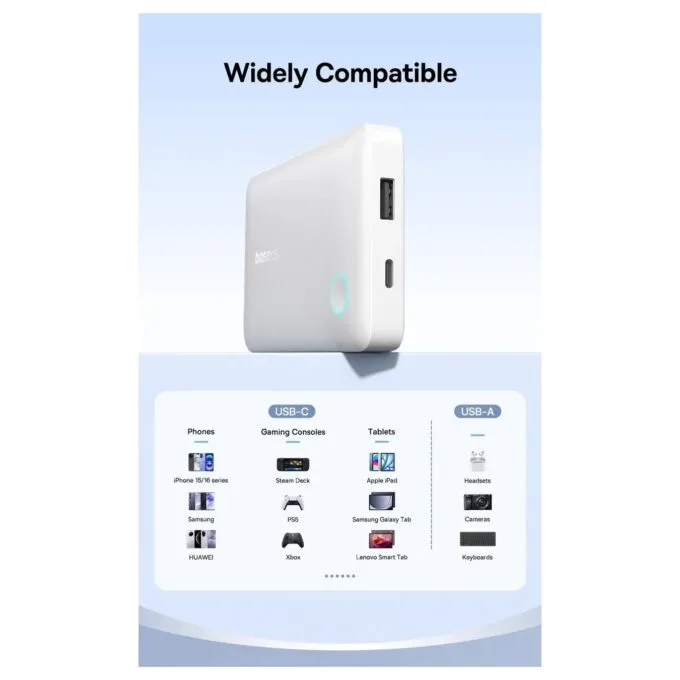 Baseus Powerbank 15W 10000mAh EnerFill - FP11 - White — image 2