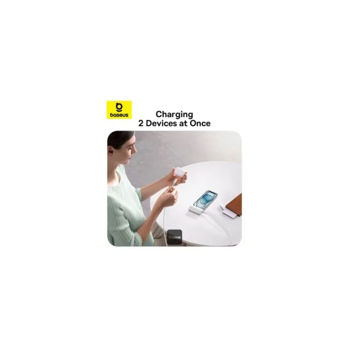 Baseus Powerbank - 20W 5000mAh Plug-In USB-C 20W White — image 9