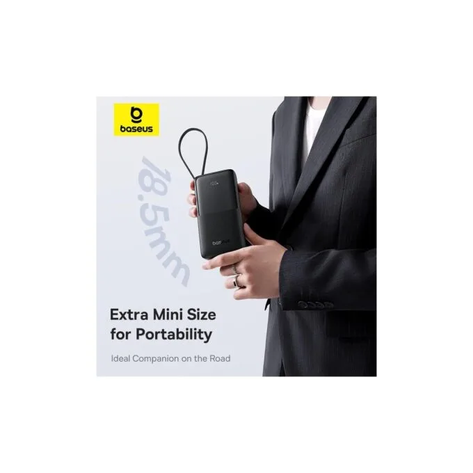Baseus Powerbank - Bipow 2 - 20W 10000mAh Black — image 8