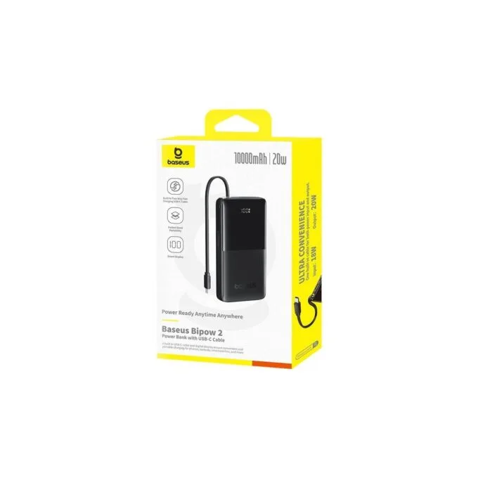 Baseus Powerbank - Bipow 2 - 20W 10000mAh Black — image 9