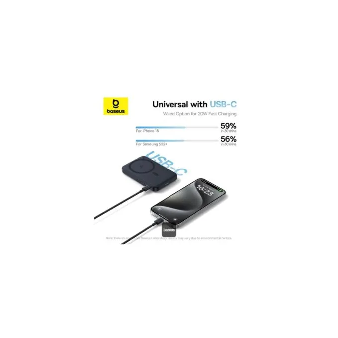 Baseus Powerbank - PicoGo - Wireless 20W 5000mAh 15W Qi2+Stand — image 6