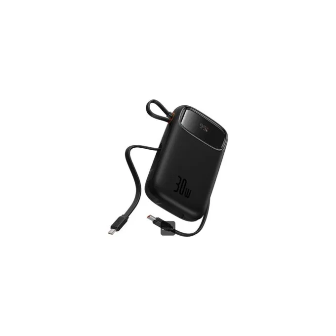 Baseus Powerbank - QPow 2 - 30W 20000mAh Display Black — image 1