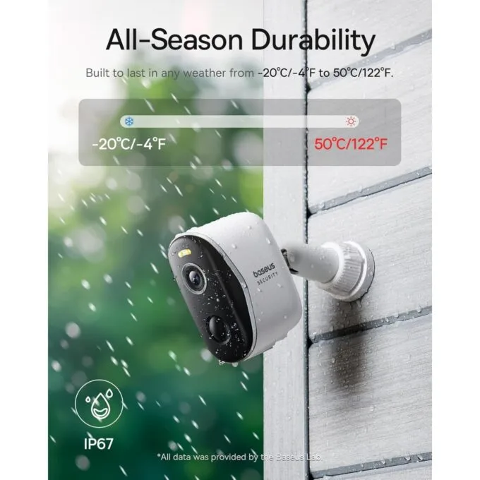 Baseus Security Camera Kit - N1 Series - White — image 5