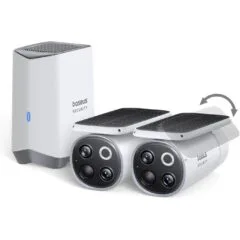 Baseus Security - S1 Pro - Outdoor Self Rotating Solar 3K 2-Cam Kit White